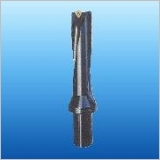 Indexable spiral groove short-hole drill 