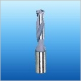 Cemented carbide tipped drill 