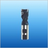 Indexable spiral milling cutter